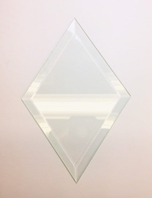 Beveled Glass Diamond Shape 6x9